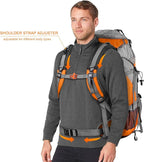 Loowoko 50L Hiking Backpack, Waterproof Camping Essentials Bag - Image 4