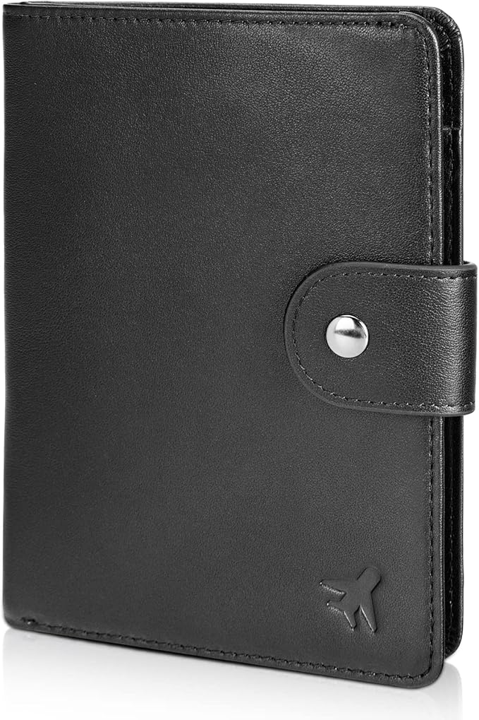 Polare Luxury RFID Blocking Leather Passport Holder Travel Wallet by polareoriginal