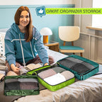 5 Pcs Packing Cubes for Suitcase Large Travel Cubes Carry on Luggage Organizer - Image 6