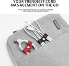 SenseAGE 5 Pack Cord Organizer, Bow Cord Keeper, Cable Organizer USB Holder - Image 3