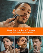 Beard & Nose Hair Trimmer Kit, 12 in 1 Rotating Comb, Travel Body Hair Electric - Image 3