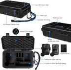 Lekufee Travel Waterproof Hard Case - Image 3
