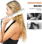 5 in 1 Hair Dryer Brush Set,Professional Negative Ionic Hot Air Styler, Air Curling Wrap Styler,Detachable Blow Dryer Brush With Auto Wrap Curlers,Hair Styling Tools For Straight/Curl/Drying/Smoothing
