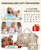 Stuff for Girls 17-18, Gifts for Women-Initial Travel Bag - Image 3