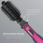 Conair INFINITIPRO BY CONAIR Large Oval Brush, Create Glam Waves on Medium to Long Hair, Compatible with INFINITIPRO BY CONAIR The Knot Dr. Dryer Brushes