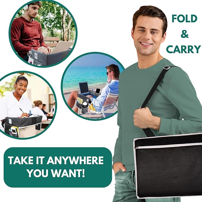 Travel Lap Desk, Travel Tray, Portable Lapdesk - Image 3