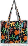 Cotton Quilted Tote Bag for Women – Large Beach & Travel Tote by ThirdEyeExport