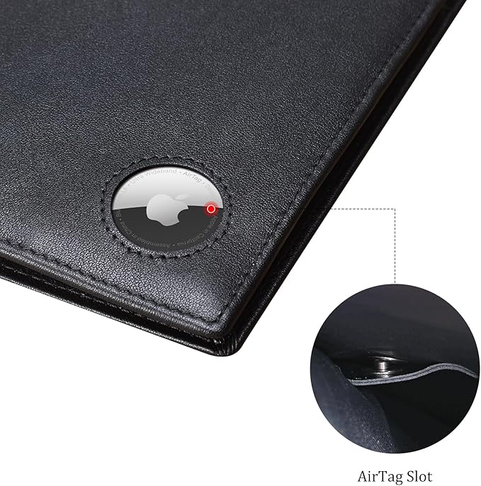 Polare Luxury RFID Blocking Leather Passport Holder Travel Wallet - Image 5