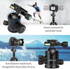VICTIV 78" Tripod for Camera, Tall DSLR Tripod & Monopods, Professional Heavy - Image 3