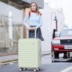 SHOWKOO Luggage Sets 3 Piece Hardside Expandable Suitcase - Image 2