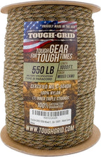 TOUGH-GRID 550 Paracord Rope Nylon Parachute Cord, Made in USA Survival Kit - Image 3