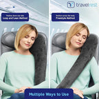 TRAVELREST All-in-One Neck & Body Pillow, Advanced Support Design, Travel - Image 7