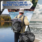 Malo'o Waterproof Dry Bag Duffel 40L/60L/100L, Roll Top Duffel Keeps Gear Dry - Image 3