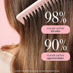 MONDAY HAIRCARE Smooth Shampoo + Conditioner Bathroom Set (2 Count) 12 oz Each For Frizzy, Coarse & Curly Hair Made with Coconut Oil, Shea Butter & Vitamin E 100% Recyclable Bottle Pink