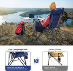 ALPHA CAMP Heavy Duty High Back Camping Chairs - Image 6