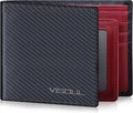 VISOUL Wallet for Men with 2 ID Windows 8 Credit Card Slots 2 Cash Compartments by VISOUL
