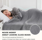L'AGRATY Knitted Weighted Blanket - Image 5