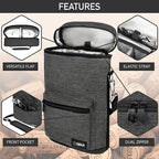 Opux 2 Bottle Wine Tote Carrier, Insulated Cooler Bag - Image 4