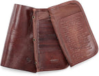 Genuine Leather Nomad Organizer Travel Wallet | Women's Wallet Clutch Passport - Image 9