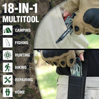 FLISSA Multitool, 18 in 1 Camo Multitool Pliers - Image 9