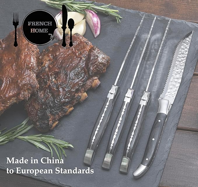 French Home Laguiole 20 Piece Flatware Set – 18/10 Stainless Steel Flatware Set - Image 7