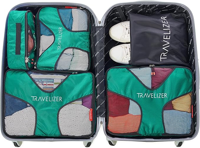 Travel Packing Cubes 5 pcs Luggage Organizer Set - Image 8