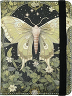 Luna Moth Passport Holder for Women and Men PU Leather Passport Cover for Travel by bassyilCustomizedforlife