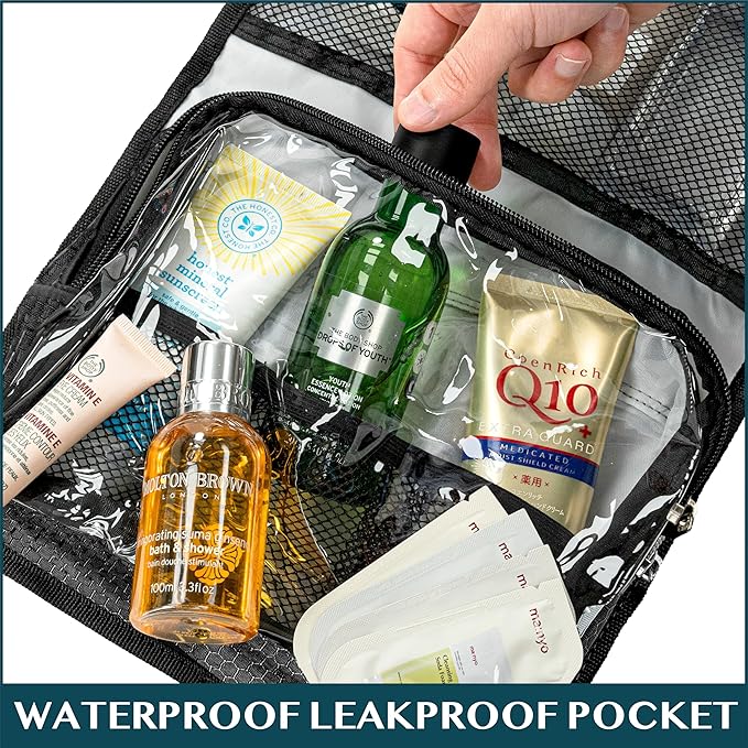 PAVILIA Travel Hanging Toiletry Bag - Image 8