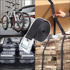 Cartman 1" x 12' Lashing Straps Cargo Tie-Down Strap Up to 600lbs, 6pk in Carry - Image 6