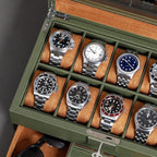 ROTHWELL 10-Slot Watch Box in Leather - Image 6