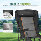 ALPHA CAMP Oversized Folding Camping Chairs - Image 2