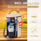 Tirrinia 2 Bottle Wine Gift Tote Carrier - Image 6