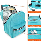opux Lunch Box for Girls Boys Kids, Insulated Leakproof Lunch Bag, Reusable - Image 4