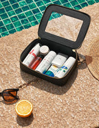 Popvibe Clear Makeup Bag Travel Cosmetic Case Transparent Toiletry Bag - Image 7
