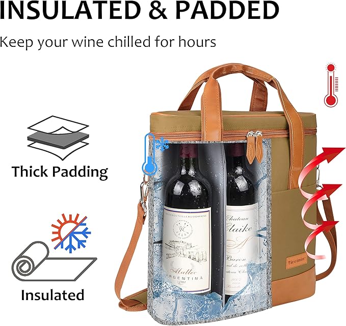 Tirrinia Insulated Wine Gift carrier - Image 2