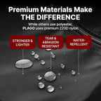 Plago Professional Quality Nylon Extra Large Duffel Bag, Lightweight Foldable - Image 4