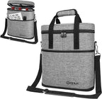 OPUX 3 Bottle Insulated Leakproof Wine Cooler Bag, Portable Wine Bottle - Image 8
