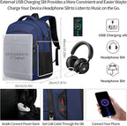 Backpack, Travel Backpack, School Backpack, 17.3 Inch Business Laptop Backpack - Image 4