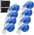 Cartman 1" x 12' Lashing Straps Cargo Tie-Down Strap Up to 600lbs, 8pk in Carry by CARTMAN