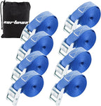 Cartman 1" x 12' Lashing Straps Cargo Tie-Down Strap Up to 600lbs, 8pk in Carry by CARTMAN