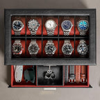 ROTHWELL 10-Slot Watch Box in Leather - Image 4