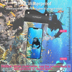 Large Waterproof Phone Pouch 2 Pack, IPX8 Waterproof Cell Phone Case Dry Bag - Image 3