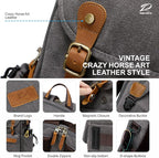 Padwa Lifestyle Gray Camera Backpack - Image 7