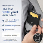 TRAVANDO Swype Slim Wallet for Men Metal RFID Blocking Mens Wallet Card Case - Image 2