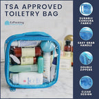 EzPacking Clear TSA Approved 3-1-1 Travel Toiletry Bag - Image 4