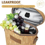 Tirrinia 2 Bottle Wine Gift Tote Carrier - Image 2