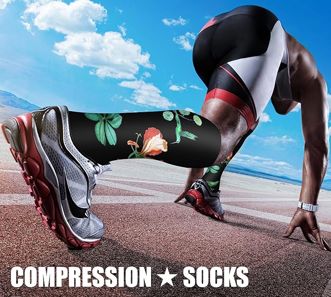 CHARMKING Compression Socks for Women & Men Circulation 15-20 mmHg is Best - Image 3