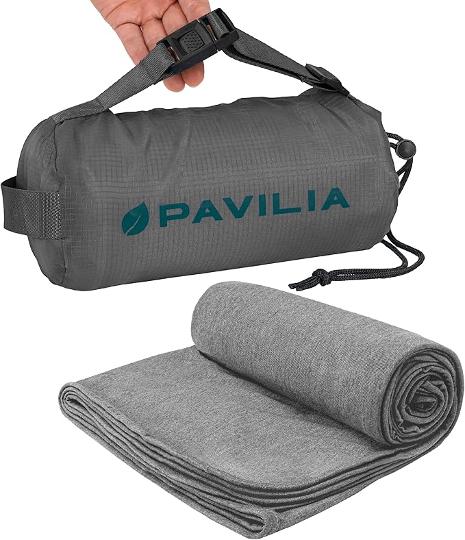 PAVILIA Travel Blanket Airplane Compact by PAVILIA
