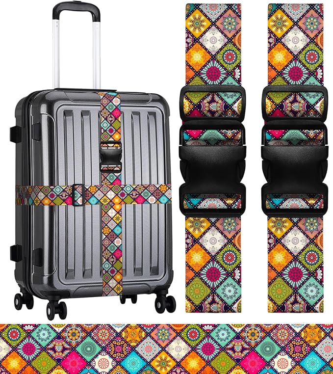 Luggage Straps for Suitcases Travel Belt Luggage Band Heavy Duty Traveling by Stanoha