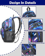 ProEtrade Backpack Bookbag for College Laptop Travel, Fit Laptop Up to 15.6 inch - Image 3